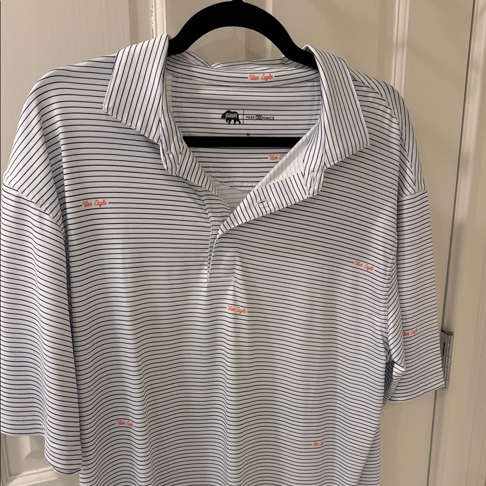 Auburn Men's Polo Shirt - “War Eagle” striped
